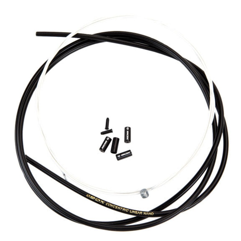 BOX Concentric Cable/Housing Kit Rear Brake – Black