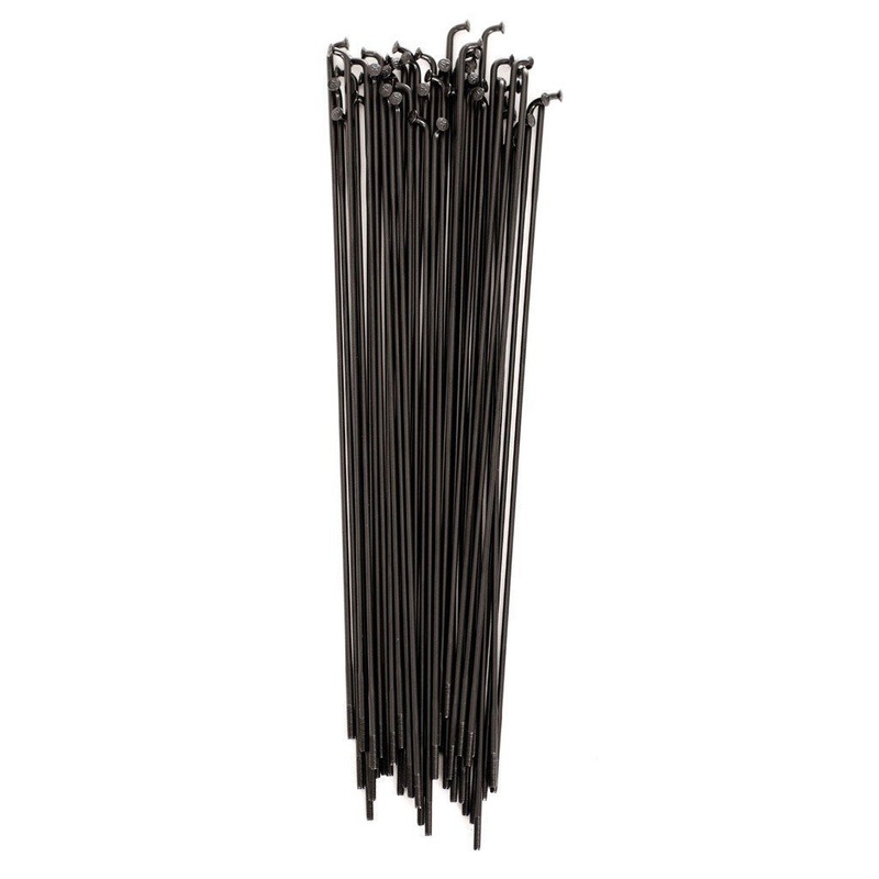 Shadow Conspiracy Featherweight Butted Spokes-40pk Flat Black 184mm
