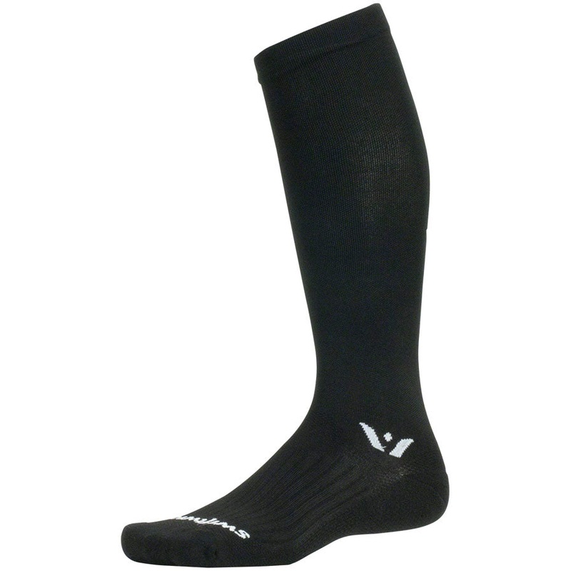 Swiftwick Aspire Knee High Socks – 12″ Black Medium