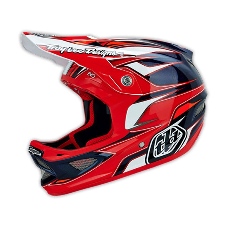 Troy Lee 2015 D3 Comp Helmet-Evo Red tlcompr-X-Small