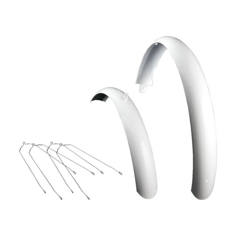 Cruiser Lux Ladies’ 26″ Fender Set White 26″, Front and Rear