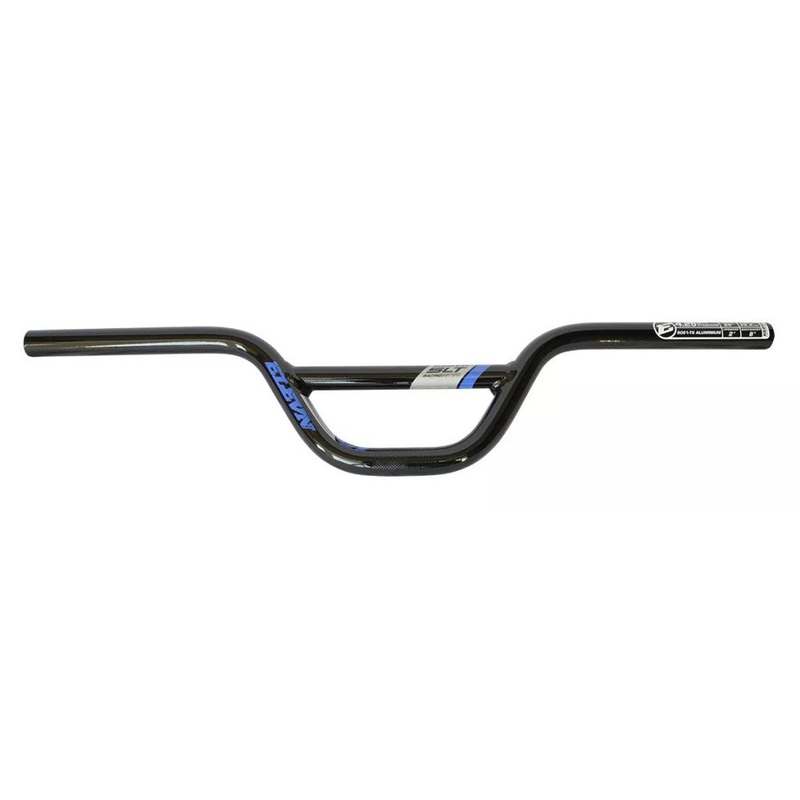 Elevn SLT V2 Junior Alloy BMX Handlebars-4.25″ Black/Blue