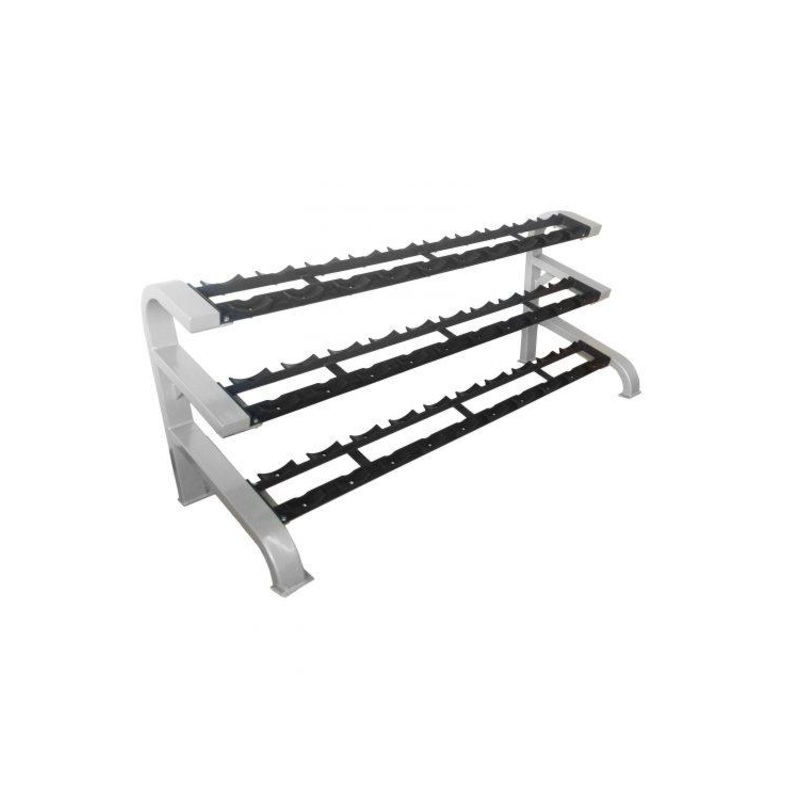 3-Tier Dumbbell Rack – Muscle D Fitness – 15 Pair Storage