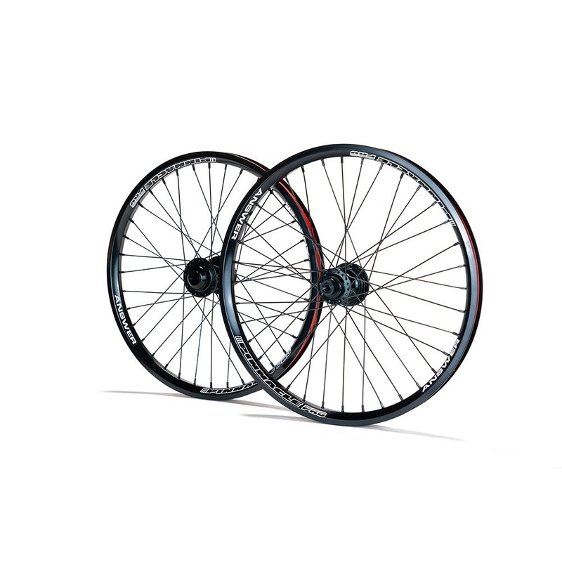 Answer Bmx Pinnacle Pro 20mm Wheelsets Os20 Black 20mm