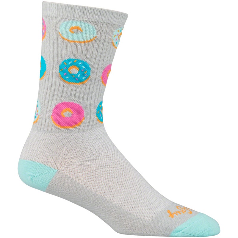 SockGuy Crew Glazed Socks – 5″ Gray Large/X-Large