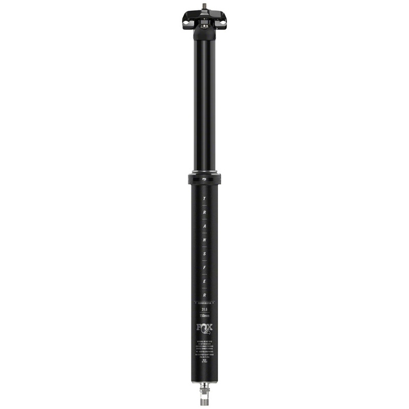FOX Transfer Performance Elite Dropper Seatpost – 34.9 mm, 240 mm, Internal Routing, Anodized Black