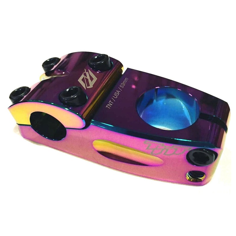 TNT Race Top Load BMX Stem – 60mm – Oil Slick / Jet Fuel – USA Made