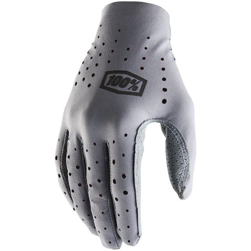 100% Sling Gloves – Gray, Full Finger, Women’s, Large