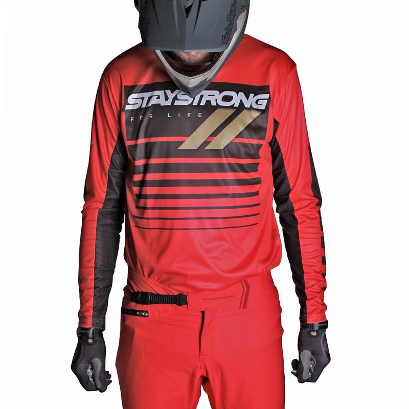 Stay Strong For Life Race Jersey – Red Small