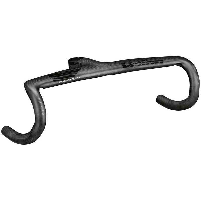 Vision Metron 5D ACR EVO Drop Handlebar 44cm Width 120mm Stem Length -6 Angle Integrated Carbon Design  BLK