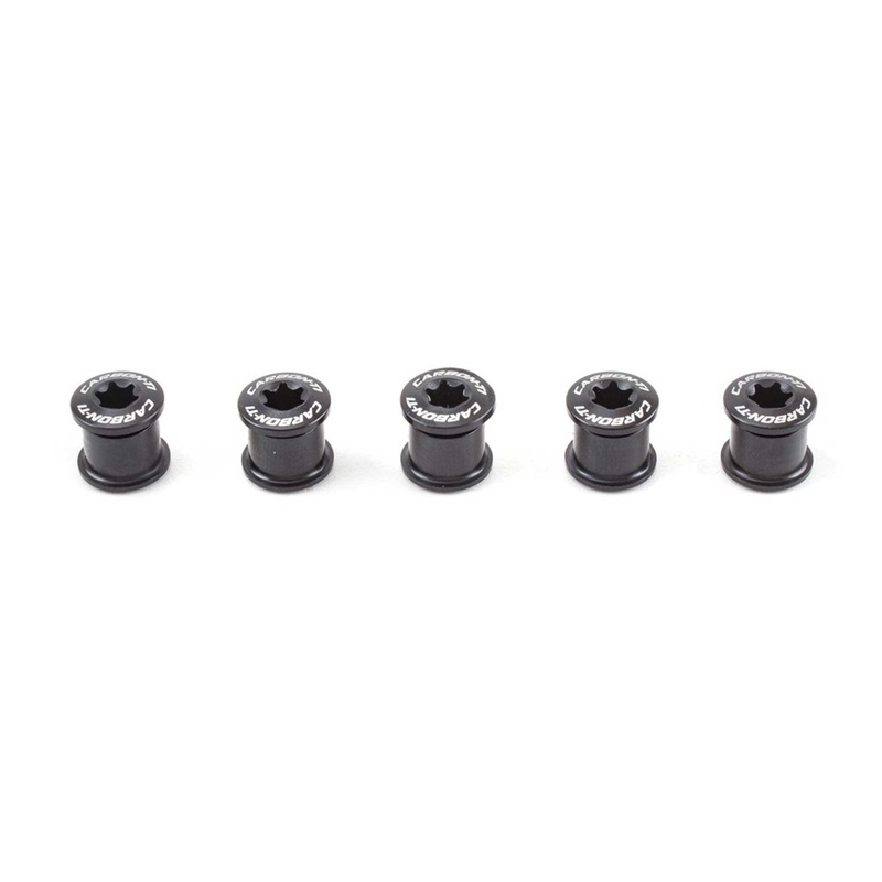 Carbon-Ti X-Fix BCD 107 2x Chainring Bolt Kit Black