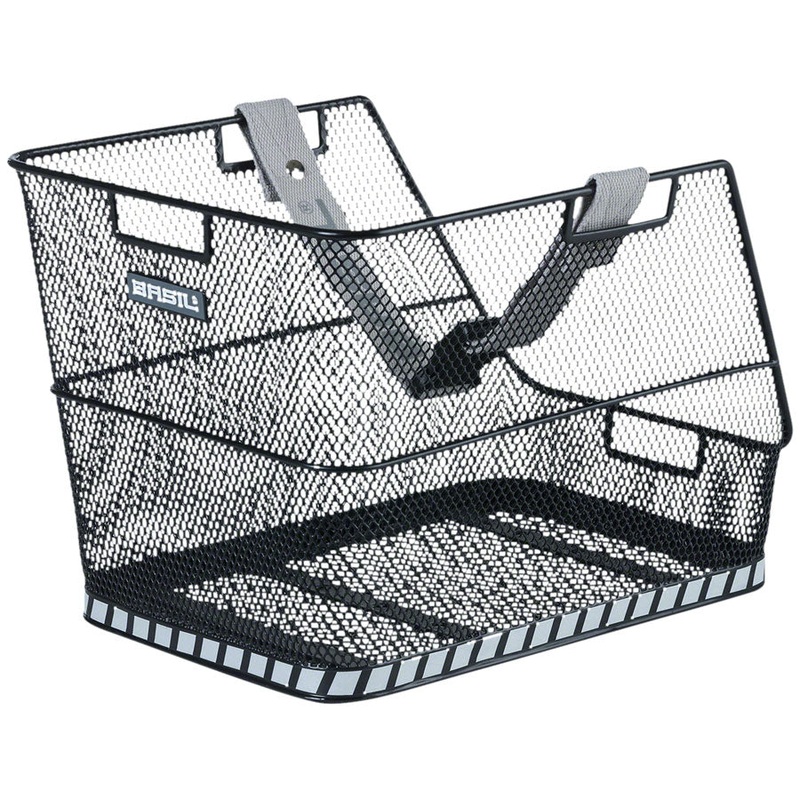 Basil Class Rear Basket –  Black