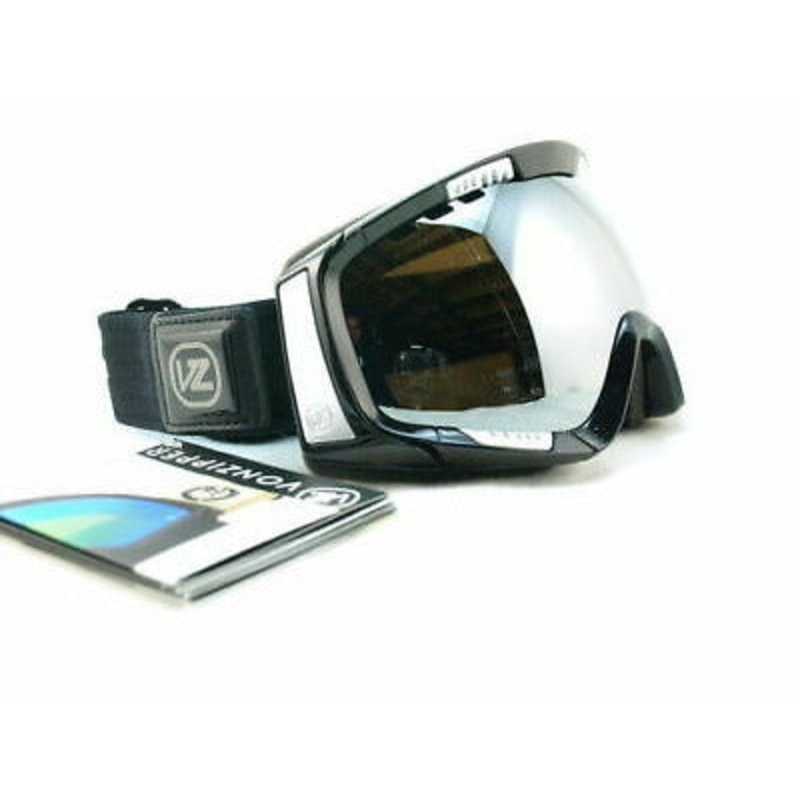 VonZipper Snow Goggle Feenom Black Gloss Polarized Snow Goggles