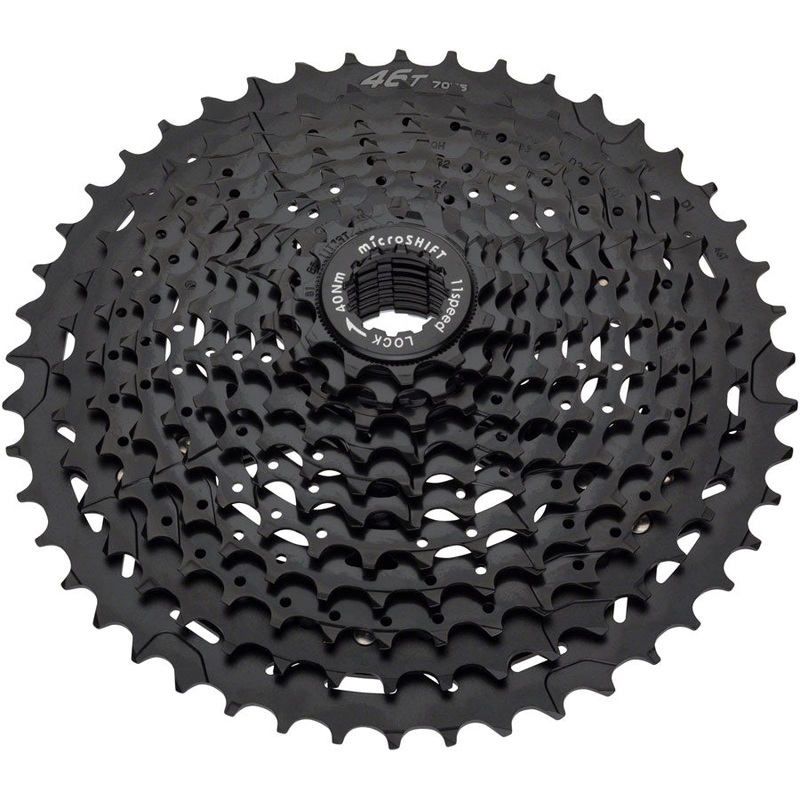 microSHIFT H11 Cassette – 11 Speed 11-42t Black ED Coated