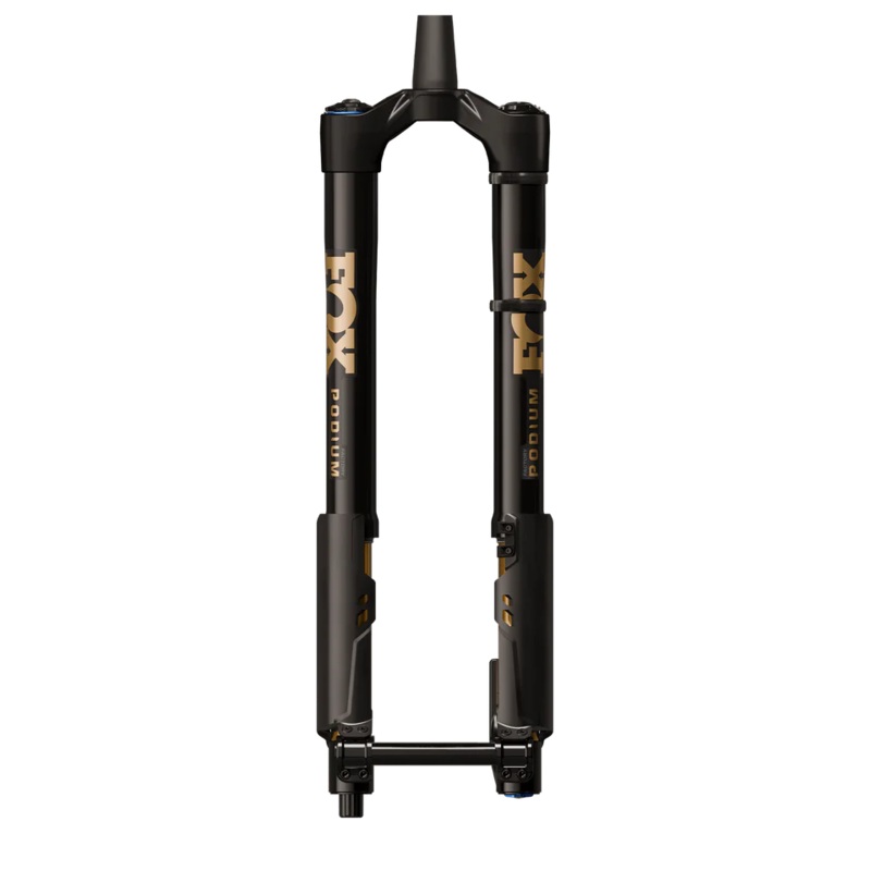FOX Factory 36 Podium Inverted Suspension Fork – 29″, 160 mm, 20TA x 110 mm, 44mm Offset, GRIP X2, 68HT Crown, Black/Podium Gold