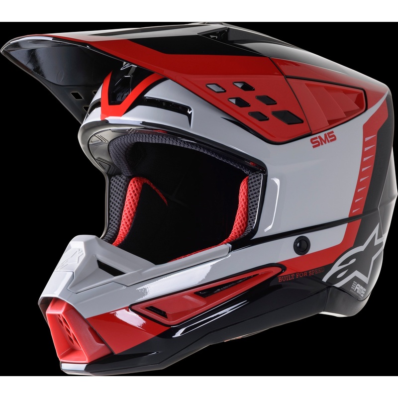 ALPINESTARS S-M5 Helmet Black/Grey/Red X-Small