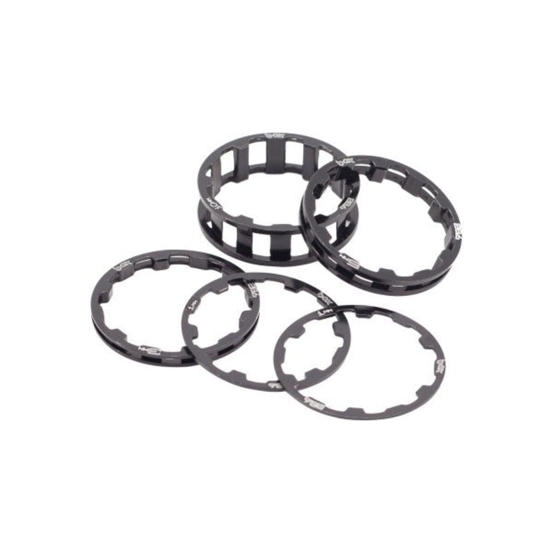 Box One Stem Spacers 1″ Black