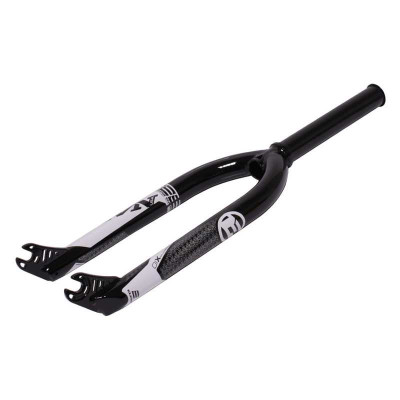 Elevn LT7.0V2 Pro Chromoly Tapered BMX Race Fork-20″- 1 1/8-1.5″-10mm Black/White