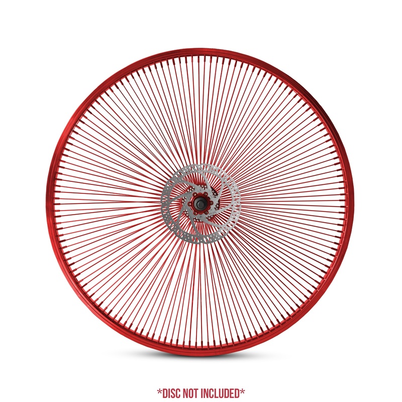 29″ Disc Wheelset – Anodized Red 144
