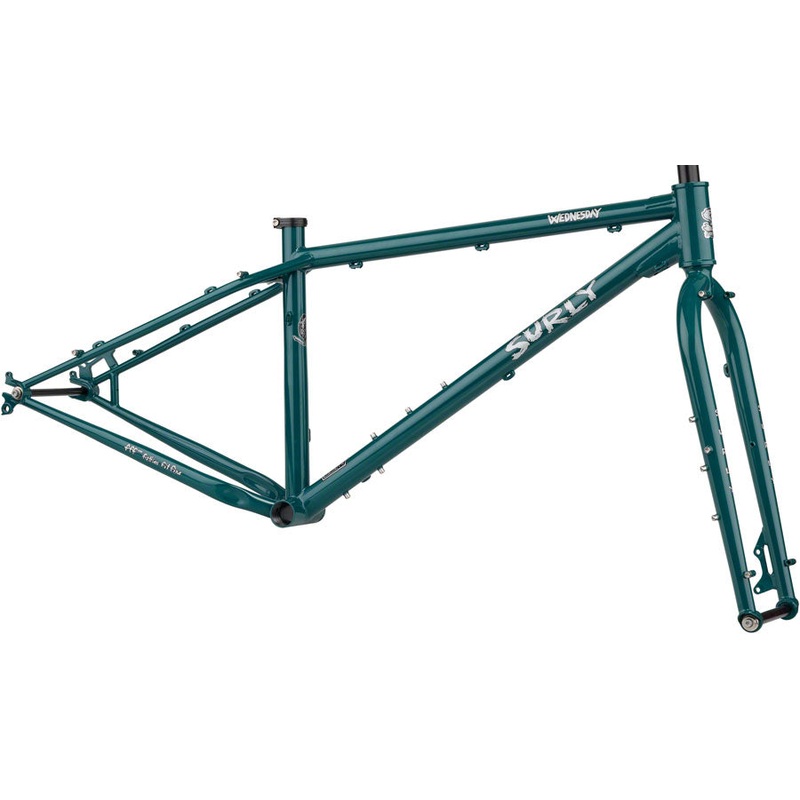 Wednesday Fat Bike Frameset – 26″ Steel OG Algae Small