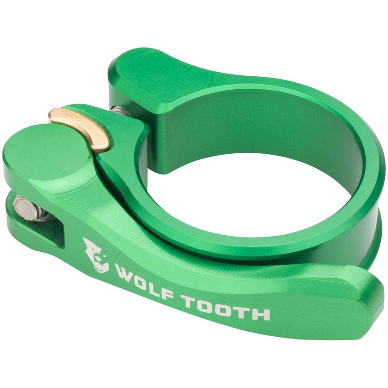 Wolf Tooth Components Quick Release Seatpost Clamp – 31.8mm, Green
