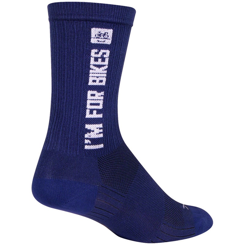 SockGuy SGX People For Bikes Socks – 7″ Large/X-Large