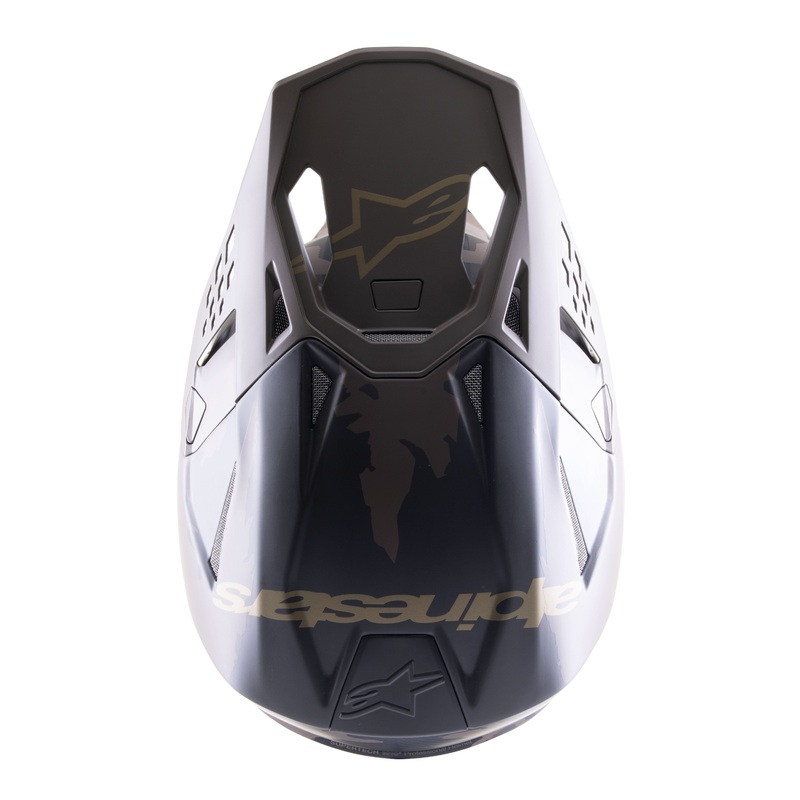 ALPINESTARS S-M10 Helmet Dark Brown/Kangaroo Gold Small