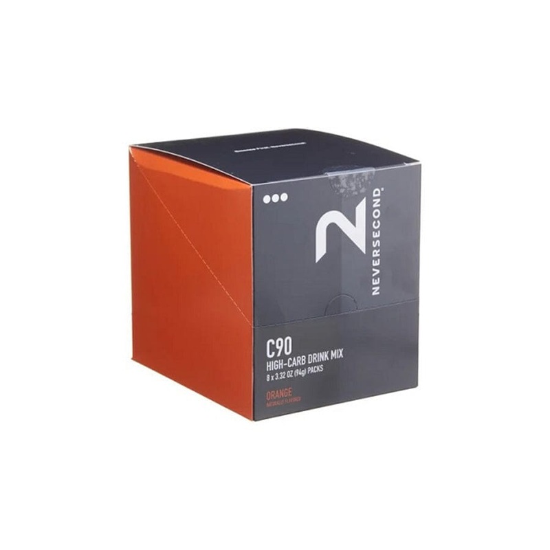 BOX of Neversecond C90 High Carb Drink Mix Citrus 8/box