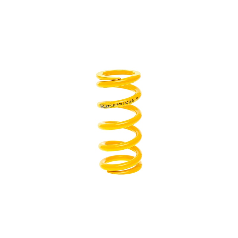 hlins 18075 Series Rear Coil Spring – 457 lb/in (80 N/mm) 57mm Stroke 36mm ID