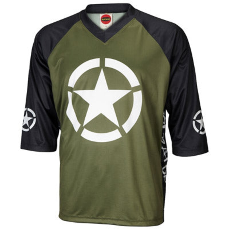 Wrldjry Liberator Mtb M Mens Mtb Liberator Jersey  Apparel M Olive/Black