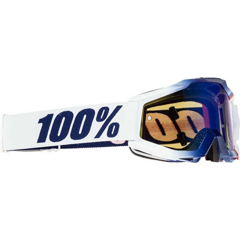 100% Accuri Goggles-White Crystal