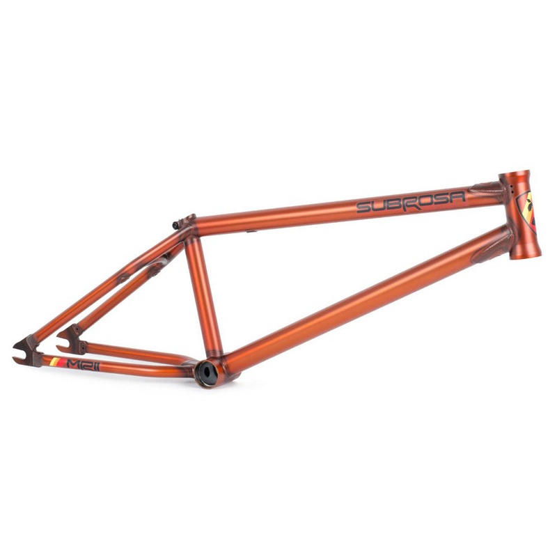 Subrosa MR2 BMX Frame-Matte Trans Orange 20.5″