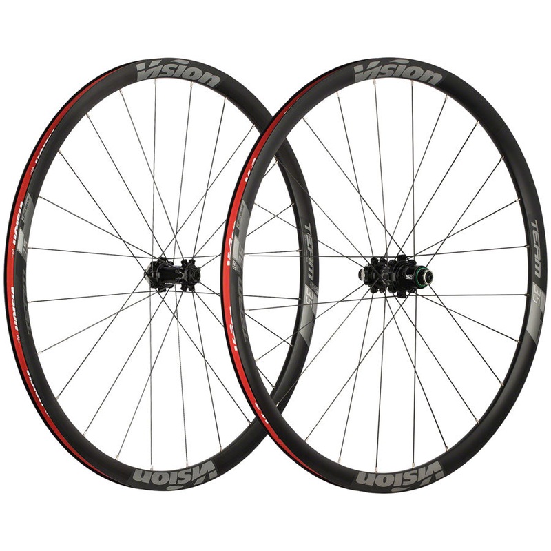 Vision Team 35 Disc Wheelset – 700c, 12 x 100/142mm, Center-Lock, XDR, Black