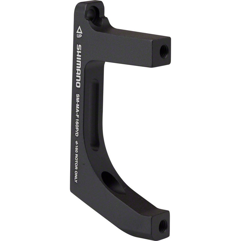 Shimano F160P/D Disc Brake Adaptor 160mm Rotor 74mm Caliper Flat- Mount Fork