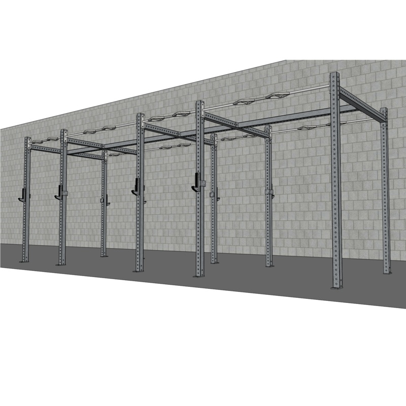 TGrip Commercial 20′ Rig – 3×3 Steel – Functional Multi-Grip Pull-Up – Sandwich Style J-Hooks TGrip 20′ Rig