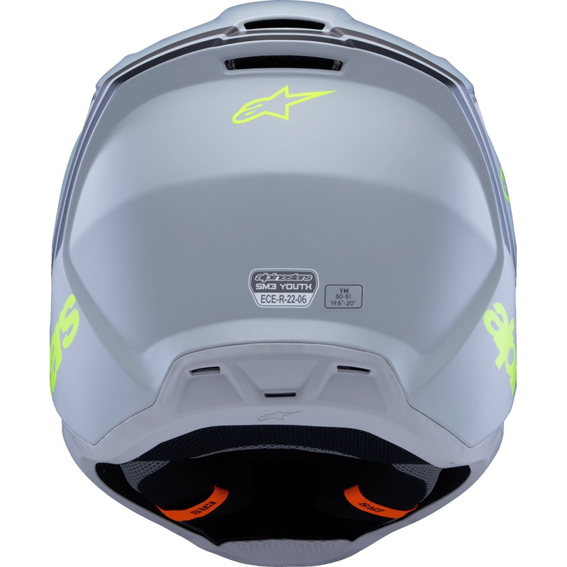 ALPINESTARS Sm3 Youth Radium Helmet Grey/Black/Yellow Fluo Youth Medium