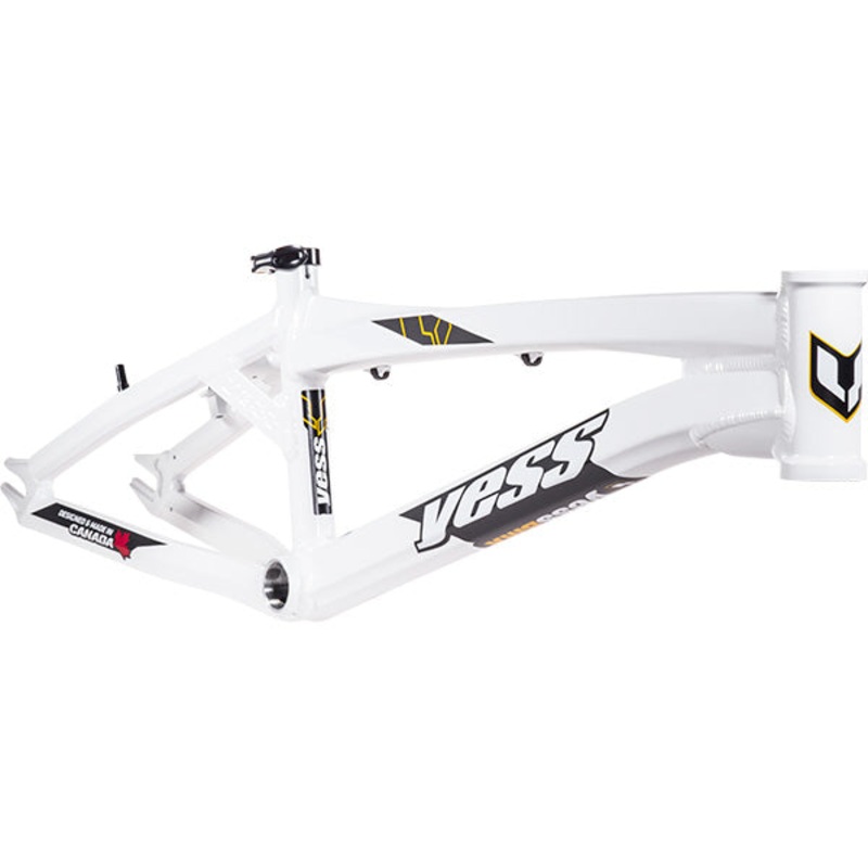 Yess Type X BMX Race Frame-White Junior