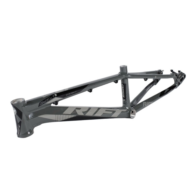 Tangent Rift Disc ES24D BMX Race Frame-Gloss Charcoal/Grey-Black Decals Pro