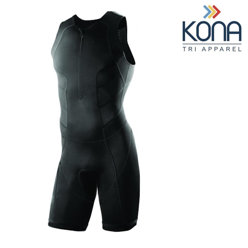 Mens Kona I Triathlon Race Suit Black Small