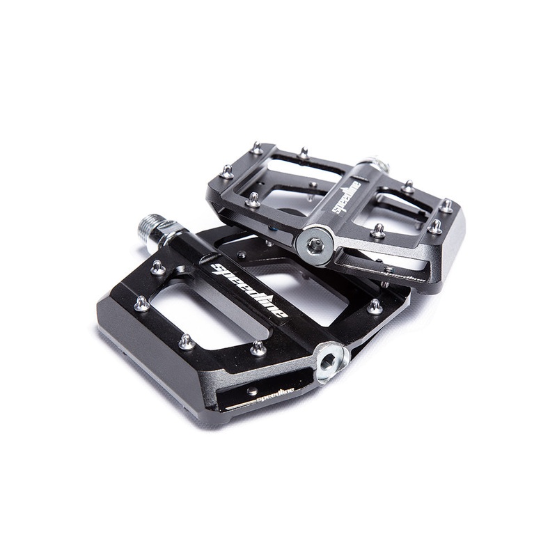 Speedline Parts | Ultra Thins Alloy Platform Pedals Black Anodize