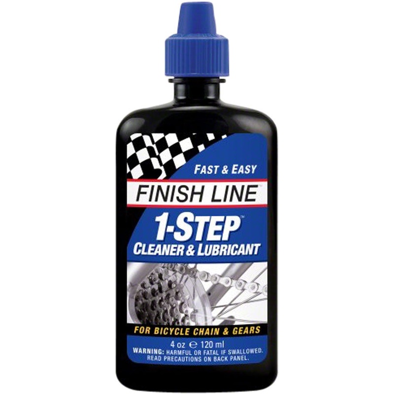 Finish Line 1-Step Cleaner and Bike Chain Lube – 4oz Drip