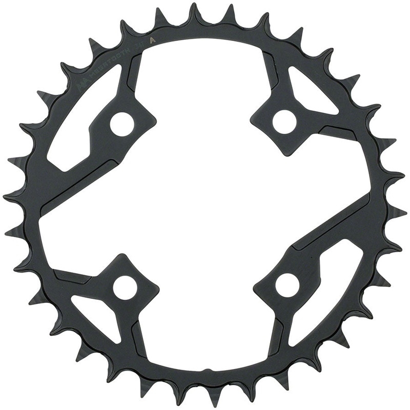 Full Speed Ahead Gamma Pro Mega Tooth Chainring – 34t, 82 BCD, Steel, 1 x 11-Speed, Black