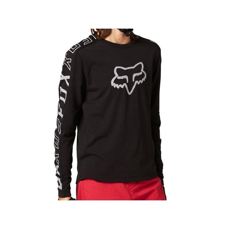 Fox Youth Ranger DR Long Sleeve Jersey Black Youth S