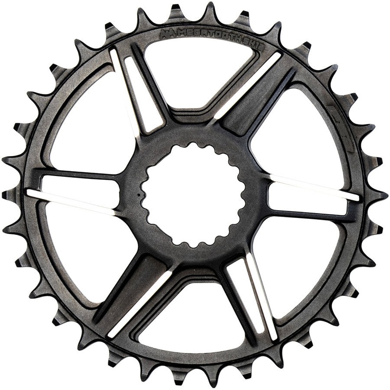 Full Speed Ahead Gradient Direct Mount SH12 Chainring – 36t, FSA Direct Mount, Compatible with Shimano 12-Speed Hyperglide+, Black