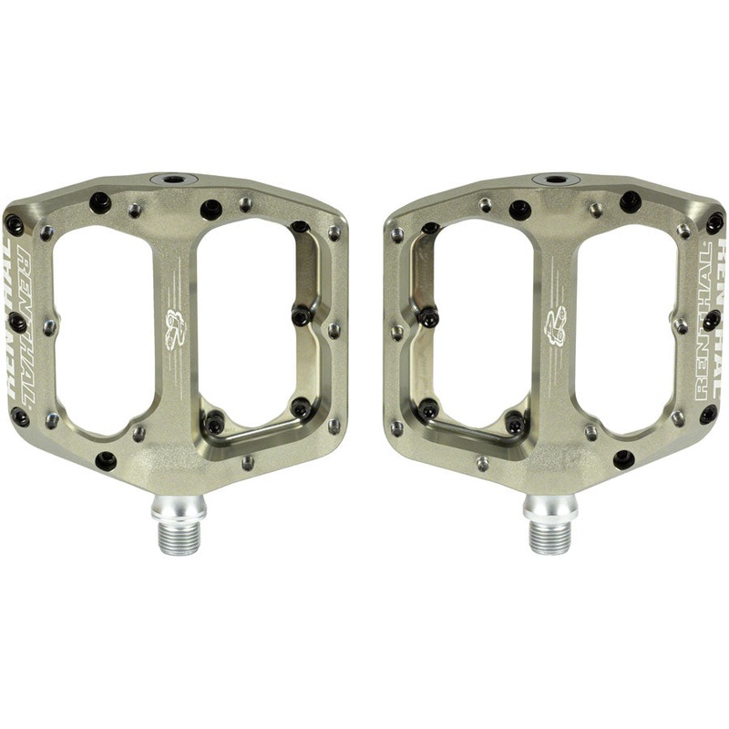 Renthal Revo-F Pedals – Platform, 9/16″, Gold, 100 x 104mm