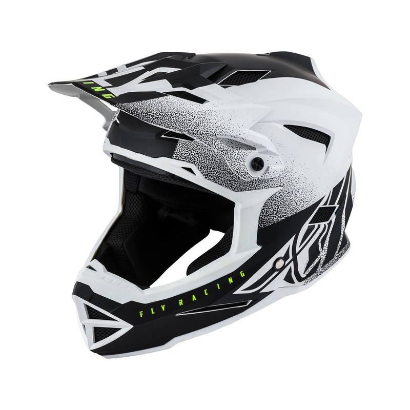 Fly 2019 Default Helmet-Matte White/Black Youth Small