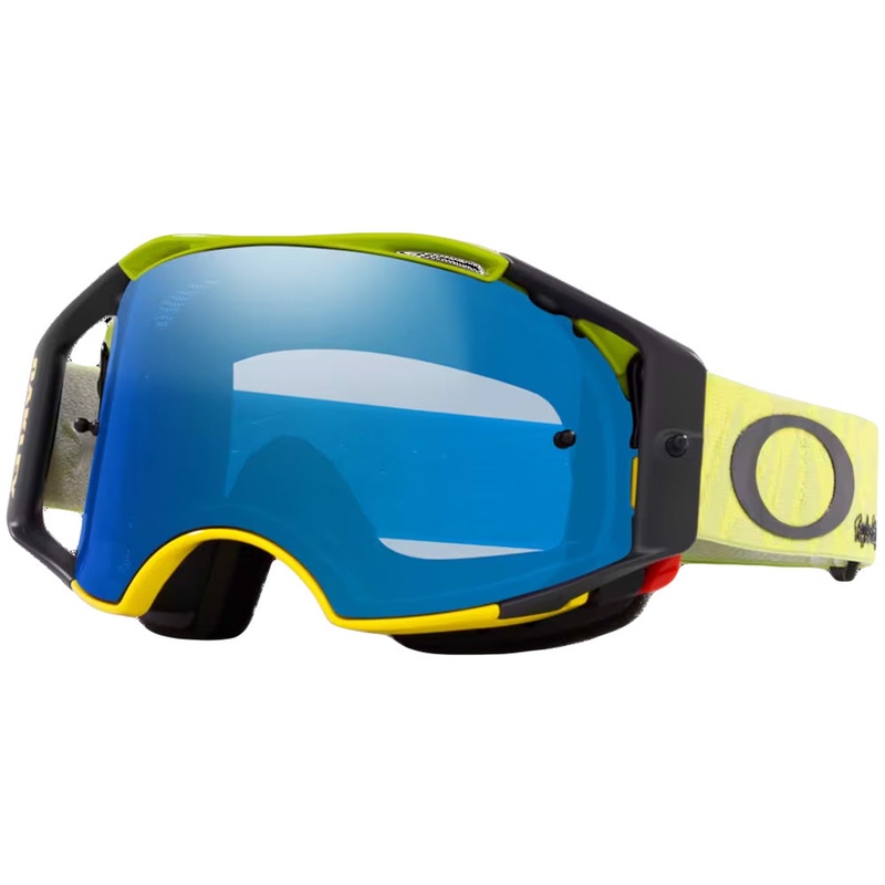 OAKLEY AIRBRAKE MTB TLD REVEL YELLOW BLACK ICE IRIDIUM