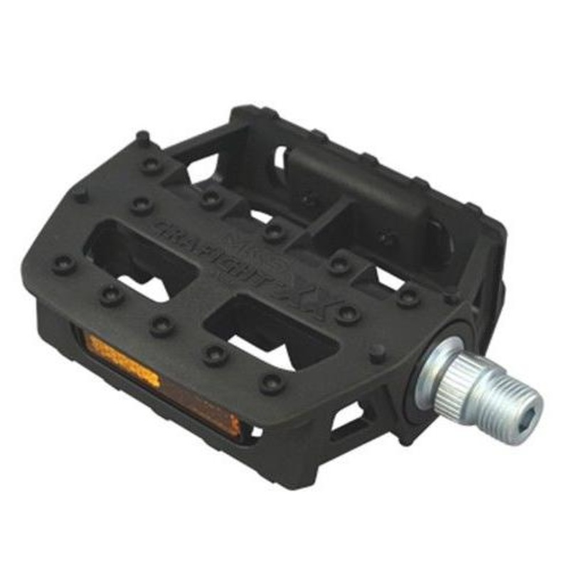 MKS Grafight XX Platform Pedals (Re-issue) – 1/2″ – Black