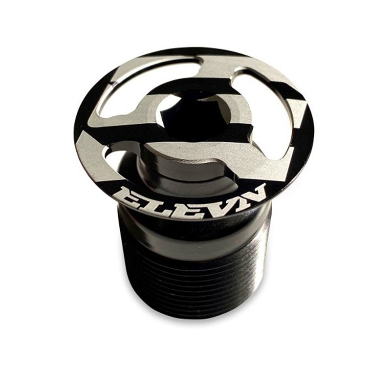 Elevn 1 1/8″ Fork Top Cap-Black