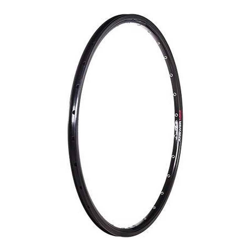 Answer 24 x 1-1/8in Mini Rim 28H Black 28 Hole Braking